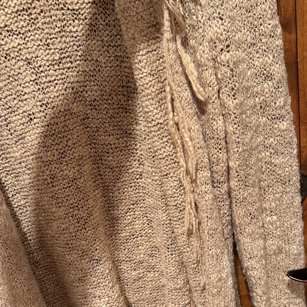Chico's Tan Open-Front Cardigan - Picture 7 of 8